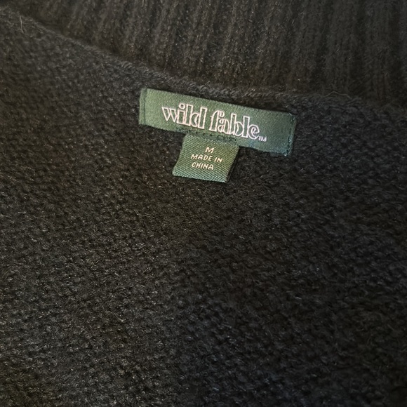 Wild Fable - Houndstooth Black and White Sweater Vest - Size: Medium - Picture 3 of 5